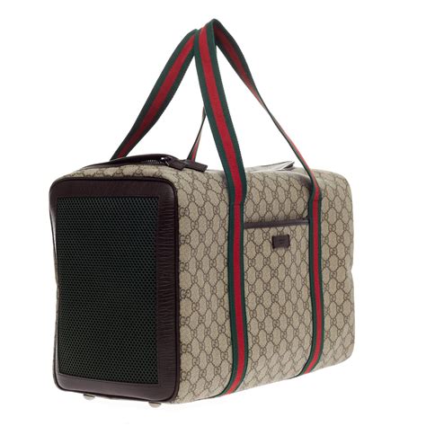 dog carrier gucci|gucci dog carrier for sale.